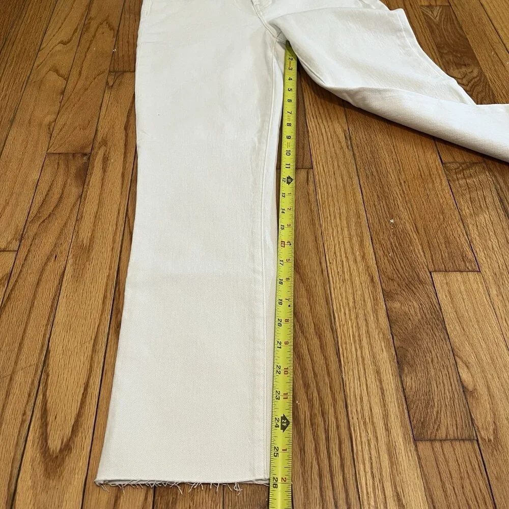 Frank & Eileen Cork Everyday Straight Leg White‎ Jeans Size 26